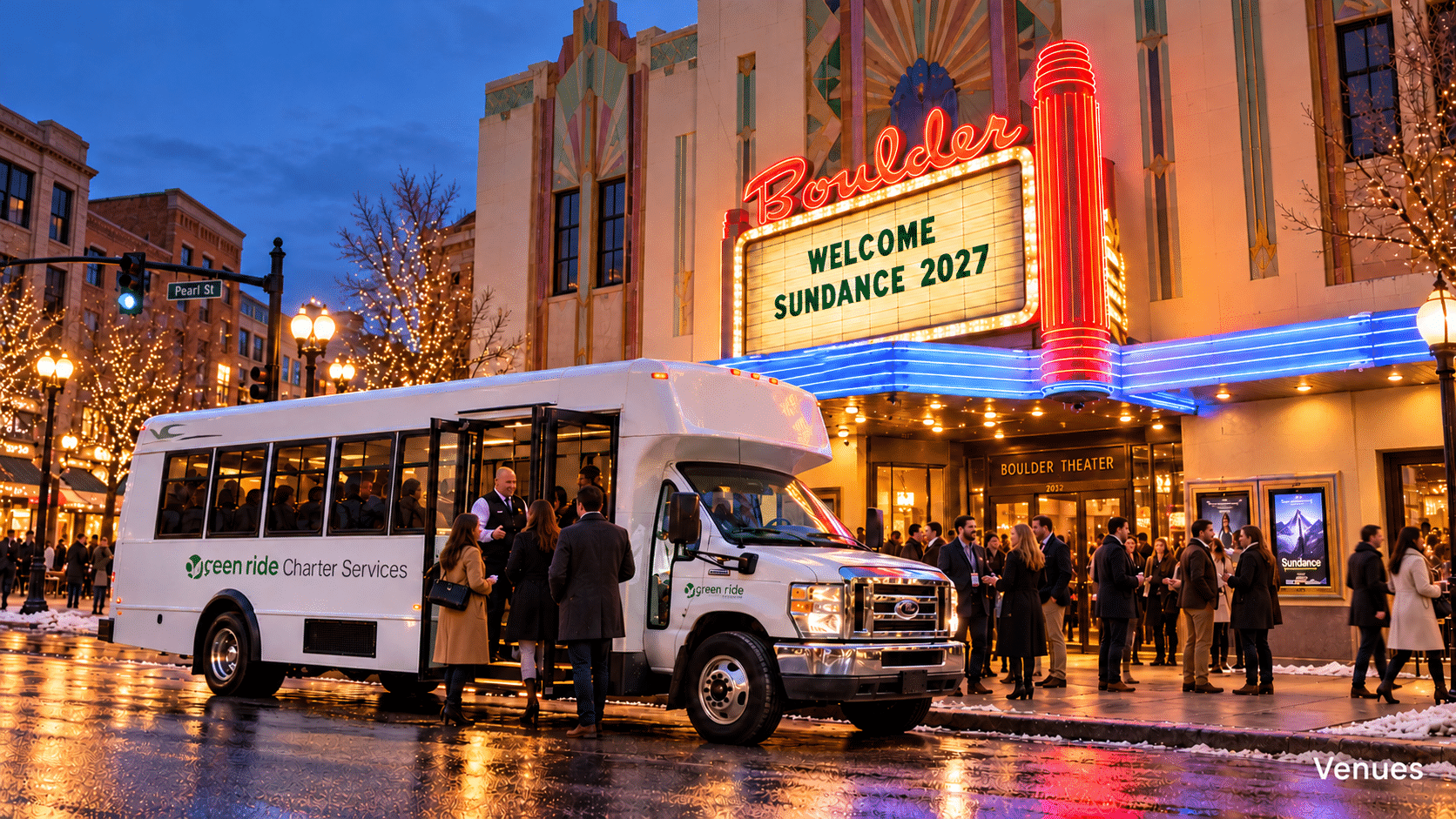 Venues — Green Ride shuttle at Boulder Theater